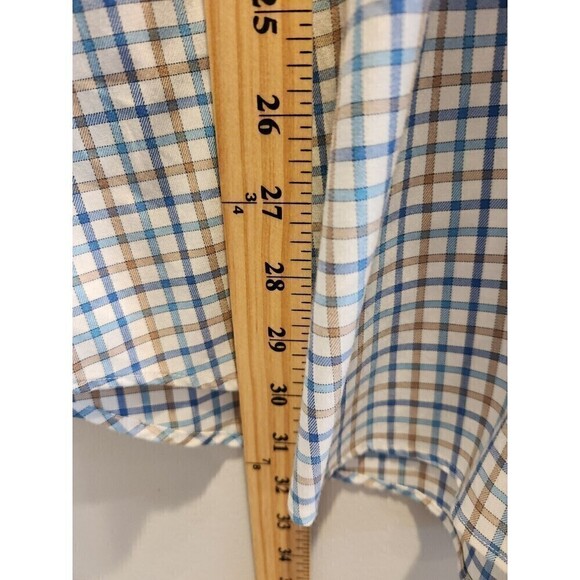 Peter Millar Mens Long Sleeve Button Down Nanoluxe EASY CARE SHIRT SZ XL EUC - Picture 7 of 8